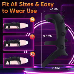 Anillo Vibrador para Retrasar la Eyaculación, Anillo de Retraso para el Pene, Artefacto para Masturbación Masculina, Vibrador para Parejas - Product Image 5