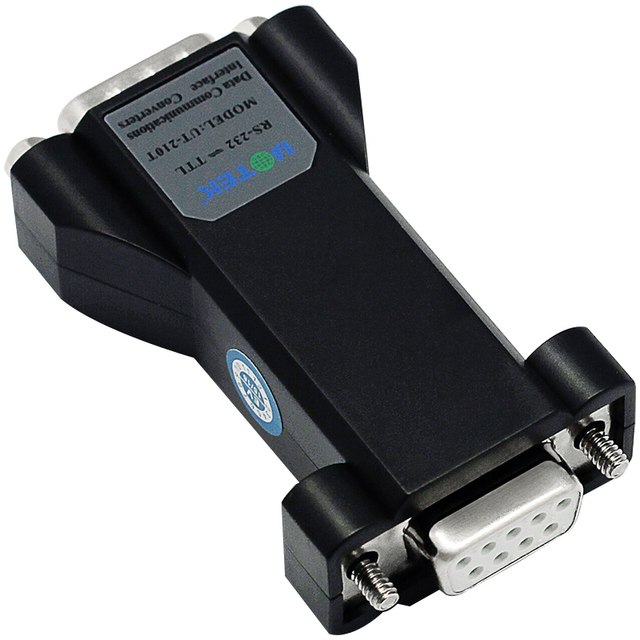UOTEK Industrial Grade RS-232 to TTL Converter 3.3V Output DB9 Connector Mini 5m Transmission Distance UT-210T