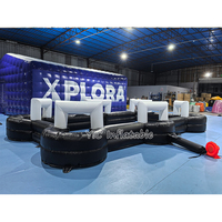 Mesa de Billar Gigante Hinchable de Fútbol/Snookball para Eventos de Carnaval, Alquiler de Alta Resistencia