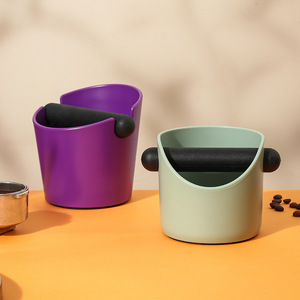 Conteneur à café Kafei Shi en plastique ABS, style moderne et simple, pour salon, café, poubelle antidérapante - Product Image 2