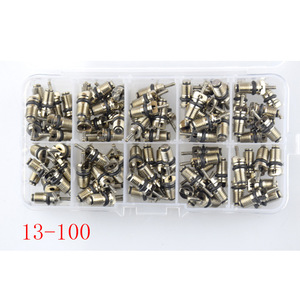กล่องวาล์วเครื่องปรับอากาศรถยนต์ R12 R134a สำหรับเมอร์เซเดส เบนซ์ ออดี้ เจตต้าชุดซ่อมยางมาตรฐานอเมริกันวัสดุทองแดง - Product Image 2