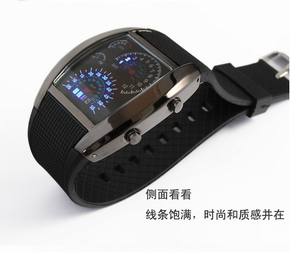 <span class=keywords><strong>2020</strong></span> nouveau haut marque LED numérique montres-bracelets unisexe Sport Silicone montre carrée alarme phase de lune répéteur pour hommes femmes bande - Product Image 5