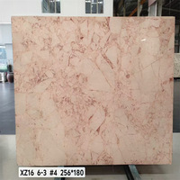 Marbre rose naturel poli, pierre de luxe pour mur de fond, table à manger, table basse, entrée, comptoir de salle de bain