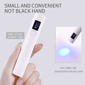 Mini séchoir à <span class=keywords><strong>lampe</strong></span> UV 3W Portable USB Rechargeable <span class=keywords><strong>LED</strong></span> Nail Quick Drying Light Handheld Manicure Lamp For Gel <span class=keywords><strong>Vernis</strong></span> - Product Image 3