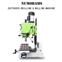 Machine de fraisage verticale de bureau réglable et conviviale NUMOBAMS ZAY7045FG en métal