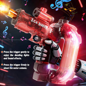 ปืนฉีดน้ำไฟฟ้ารุ่นใหม่ พร้อมไฟฉาย ความจุขนาดใหญ่ พลังแรง ยิงไกล ของเล่นฉีดน้ำสำหรับเด็ก เล่นสนุกกลางแจ้ง ชายหาด ฤดูร้อน - Product Image 2