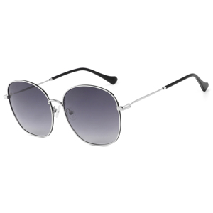 Gafas de Sol Ovaladas de Montura Completa con Lentes Gris Oscuro, 100% Protección UV, Unisex, Moda para Adultos, Protección Solar - Product Image 4
