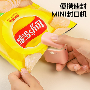 Mini <b>Sealing</b> <b>Machine</b> Heat Seal Snack Bag Portable Storage Clip Household Use - Product Image 2