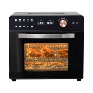 Nieuw Product Maatwerk 25l Lucht Friteuse Oven Luxe Keuken Zoete Aardappel Commerciële Oven Pizza Voorschot Elektrische Lucht Friteuse Oven