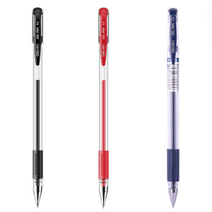 Deli 6600ES Gel <b>Pen</b> 0.3mm Black Ink Office School Writing Plastic Shell - Product Image 4