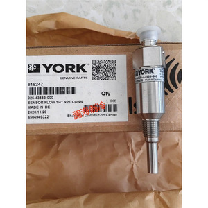 เซ็นเซอร์วัดการไหลของน้ำ York ขนาด 1/4 นิ้ว NPT ข้อต่อสแตนเลส สำหรับน้ำไหลน้อย ใช้กับเครื่องปรับอากาศส่วนกลาง - Product Image 2