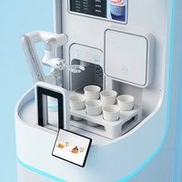 Máquina comercial de helado suave, máquina expendedora robótica de alimentos, máquina de helado suave comercial