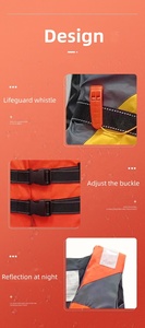Gilet de sauvetage professionnel avec ceinture sifflante, gilet gonflable pour protéger les personnes de la noyade en toute sécurité - Product Image 6