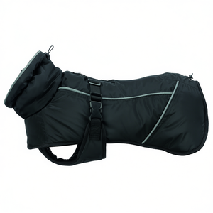Abrigo de invierno Brizon para perros talla S 40 cm negro ropa impermeable para mascotas - Product Image 2