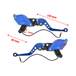 Bomba de freno CNC exclusiva transfronteriza estilo hoja de arce para motocicleta, bomba hidráulica superior izquierda y derecha para disco - Product Image 2