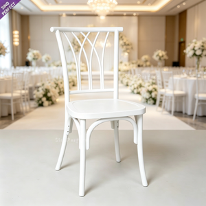 Chaises en résine plastique empilables pour hôtels, banquets, mariages, événements et fêtes – Vente en gros - Product Image 4