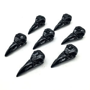Groothandel Natuurlijke Obsidiaan Raven Vogel Healing Crystal Craft Raven Vogel voor Huisdecoratie - Product Image 6