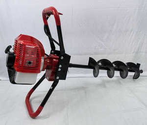 Tarière thermique haute performance 53 cm³ à essence 2 temps avec 4 forets - Product Image 4