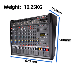 Console de mixage audio professionnelle OEM DM2000, prix d'usine, 20 canaux, console de mixage DJ - Product Image 3