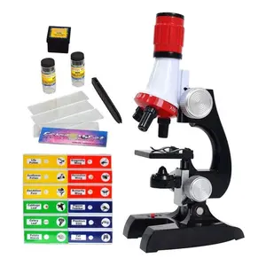 Kit de ciências refinadas, brinquedos educativos, microscópio biológico explorador científico, haste, brinquedos para criança, presente 2020 8 a 13 anos en71