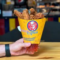 Emballage alimentaire rapide recyclable sur mesure : Boîte à hamburger, frites, poulet frit, combo burger, gobelet à snack avec couvercle intégré