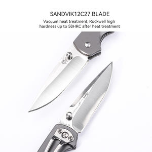 Fabrika doğrudan satış 7073LUC-SK kamp Survival katlanır Pocket Knife paslanmaz çelik bıçak - Product Image 4
