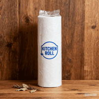 Rouleau de papier essuie-tout de cuisine Nanbo jetable, écologique, 2 plis, en pâte de bois vierge, pliage simple, avec logo personnalisé, échantillon gratuit, pour le nettoyage