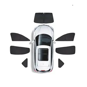 Outdoor car front Sunproof UV sun shade cover protection High quality sun block car Sunshade set covers For Tesla Model 3 Y
