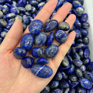 Pierre de palmier en gros, pierre roulée, forme de cœur, pierre de guérison en cristal, lapis-lazuli, artisanat pour décoration, cadeau - Product Image 6