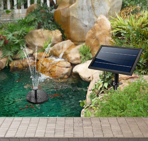 Lampes LED solaires rechargeables d'extérieur, flottantes, adaptées aux animaux domestiques, ornement de jardin, pompe à eau - Product Image 4