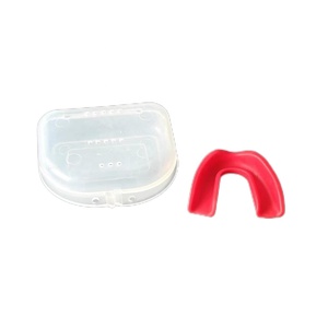 Protector <span class=keywords><strong>Bucal</strong></span> Deportivo de Goma Negra Ligero con Etiqueta Privada Personalizada para Pedidos al por Mayor, con Protector de Mandíbula y Caja de Almacenamiento de Plástico - Product Image 6