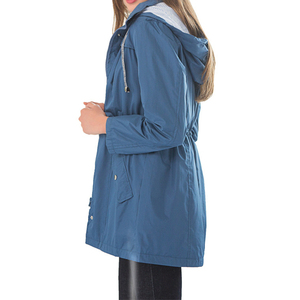 <strong>Women's</strong> Fashionable Customizable Waterproof PVC Coated <strong>Raincoat</strong> Adults Four Seasons 190T <strong>Nylon</strong> Fabric Outdoor Walking Hiking - Product Image 1
