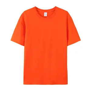180GSM чистый тяжелый хлопок Пользовательские Чистые футболки для мужчин унисекс пользовательский принт вышивка Мужские Простые футболки
