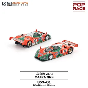 POP RACE 1:64 Mazda 787B <span class=keywords><strong>24</strong></span> <span class=keywords><strong>Heures</strong></span> de Nürburgring pour les vainqueurs pour NSX R GT Spoon Modèle de voiture en alliage PR640310 PR640301 - Product Image 5