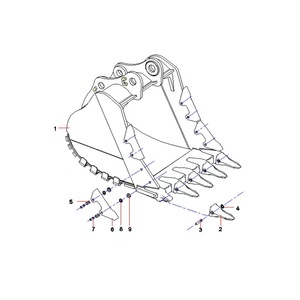 Escavadeira <span class=keywords><strong>Bucket</strong></span> Shaft <span class=keywords><strong>Bucket</strong></span> <span class=keywords><strong>Pin</strong></span> Diâmetro 20 30 40 50 Gama Completa de <span class=keywords><strong>Bucket</strong></span> <span class=keywords><strong>Pin</strong></span> Hook Machine Acessórios - Product Image 2