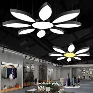 Đèn treo Đèn trần LED Đèn chùm treo hiện đại màu đen và đèn treo cho văn phòng, nhà để xe, cửa hàng - Product Image 1