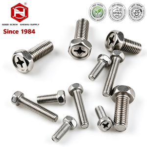 Pernos de Cabeza Hexagonal con Ranura Cruzada GB29.2 de Acero al Carbono, Grado 4.8, Suministro de Fábrica - Product Image 1