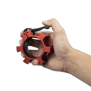 Vente en gros 2 pcs Fitness en aluminium 2 pouces à dégagement rapide 50MM métal Gym haltérophilie haltère serrures collier haltère pinces - Product Image 2