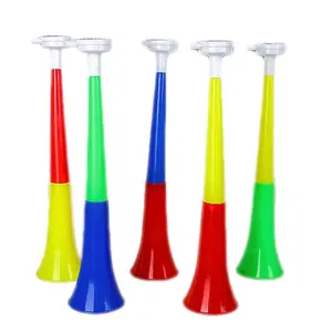 Plástico vuvuzela ventilador de fútbol cuerno Juegos Deportivos juguetes regalo para fanáticos