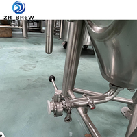 Cuve de fermentation conique en acier inoxydable de 100 L pour micro-brasserie, avec isolation et enveloppe de glycol, équipement de brasserie artisanale