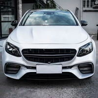 Kit carrosserie pour voiture, pare-chocs avant pour Mercedes-Benz E COUPE C238, pare-chocs avant E63 AMG avec calandre, diffuseur arrière, tuyau d'échappement