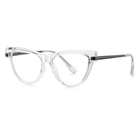 Modèle LS246 Monture Optique Femmes Oeil de Chat Logo Personnalisé TR90 Monture de Lunettes Monture Stock Prêt pour Myopie Optik Spectacle Kacamata
