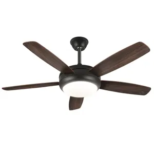 Aremote Control 4 Fan Blade Led lampadina ventilatore da soffitto lampada lampadario luci ventilatore da tetto tropicale con luce per la casa