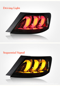 MRD لـ toreiz Mark X-yota Mustang stylem ضوء توقف LED مع إشارة متعاقبة لعكس الضباب واضحة و <span class=keywords><strong>sm</strong></span>
