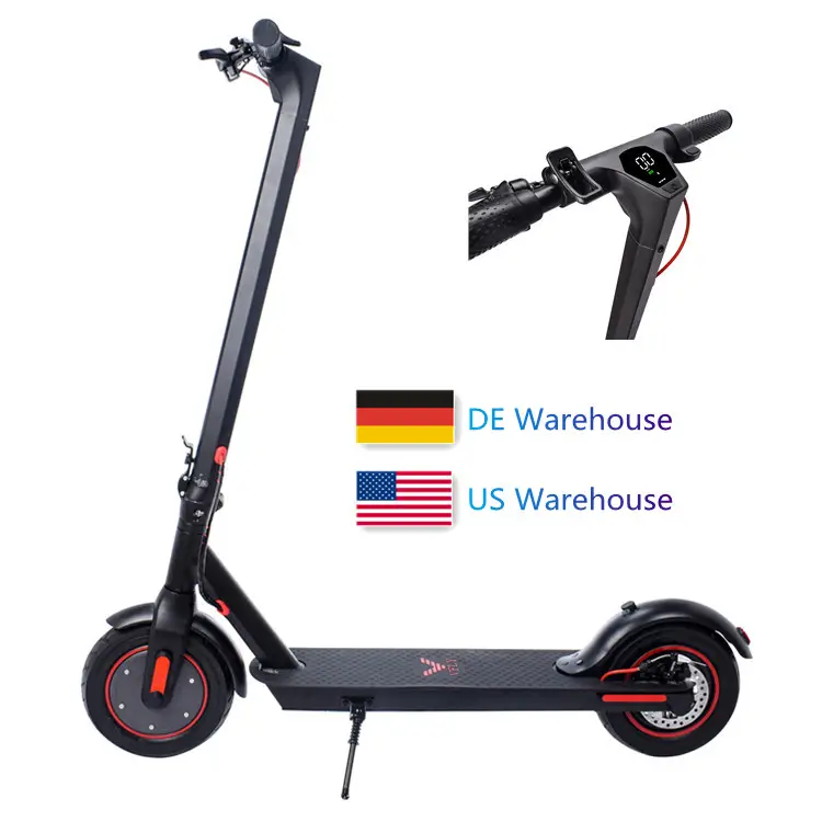 Patinete eléctrico V10 para adulto, Scooter plegable de 500W, compra en almacén, UE, EE. UU., nuevo modelo, gran oferta
