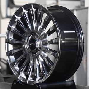 Rines HTOR de 20x9.5 Pulgadas 5x112 Forjados en Gris Metálico Estilo AMG para Autos, Compatibles con C63 E63 S580 GLE53 GLC63 GT53 EQS CLS - Product Image 3
