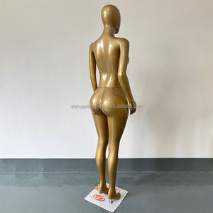 広州ブティックBBLミナモデルダミービッグブラ服女性カービーブライトゴールドフルボディプラスサイズ女性マネキン - Product Image 3