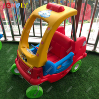 Voiture à pédales en plastique fabriquée en Chine pour les aires de jeux intérieures de maternelle, à utiliser dans le jardin et la maison de jeux
