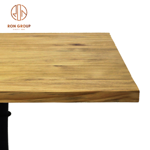 Vente en gros, bon marché, restauration rapide, café, café, <span class=keywords><strong>Restaurant</strong></span>, <span class=keywords><strong>fournisseur</strong></span> de meubles, Tables carrées en bois massif - Product Image 3