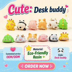 Ornements en résine personnalisés OEM ODM en gros, figurines d'animaux mignons, décorations <span class=keywords><strong>de</strong></span> <span class=keywords><strong>voiture</strong></span>, ensemble <span class=keywords><strong>de</strong></span> cadeaux créatifs anti-stress pour bureau, directement <span class=keywords><strong>de</strong></span> l'usine - Product Image 2